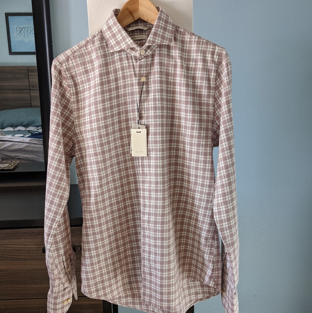 SuitSupply casual flannel button-down